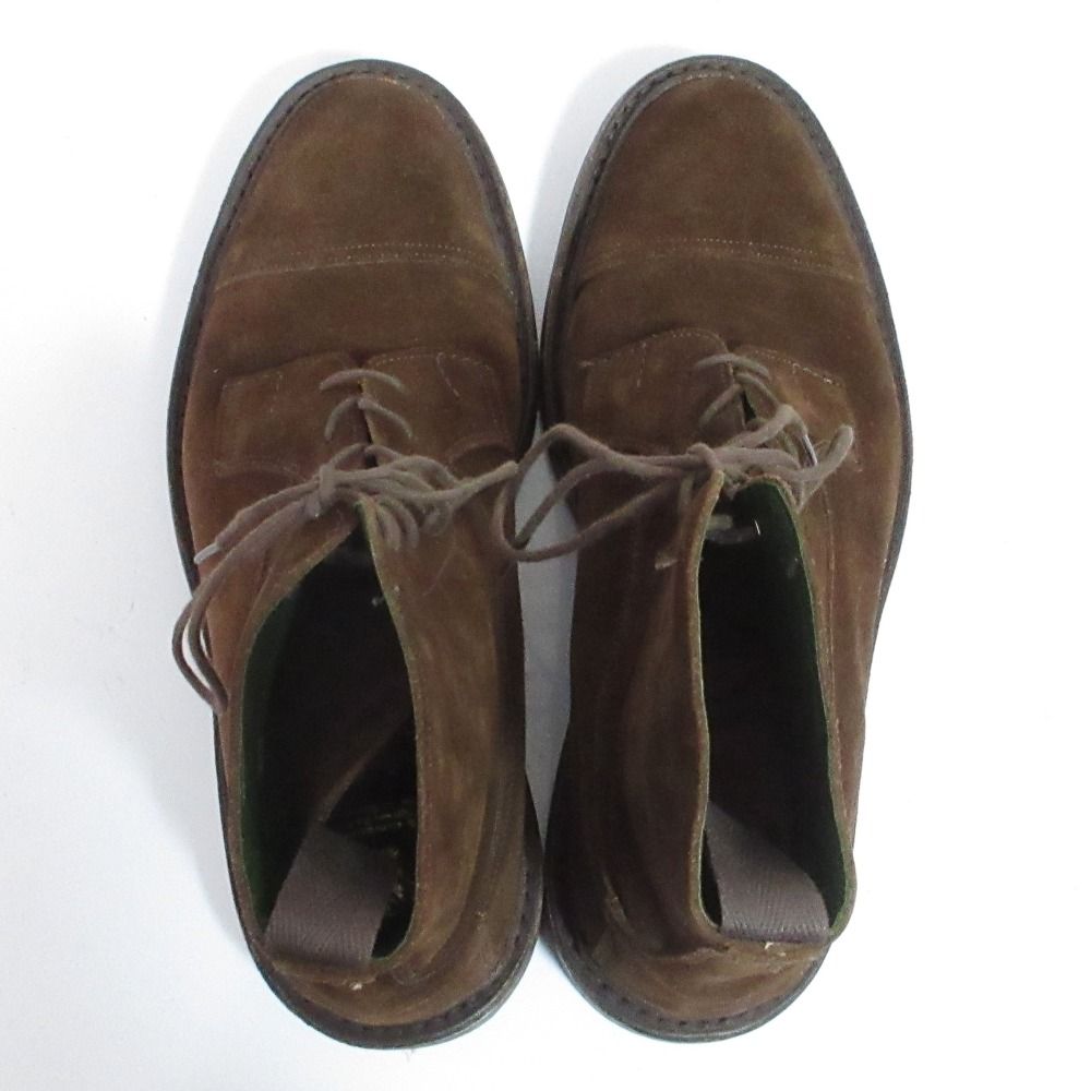 良品 Tricker's トリッカーズ スエードレザー キャップトゥ レース