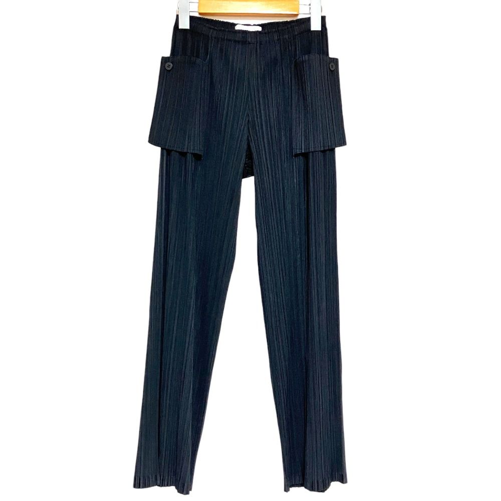 美品 PLEATS PLEASE スリムパンツ スラックス 1 S 美品 PLEATS PLEASE ISSEY MIYAKE プリーツプリーズ イッセイミヤケ