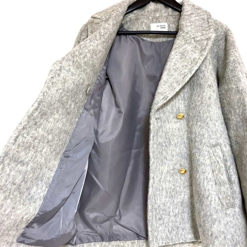 美品 25AW EMMA ROUGE VIF エマ ルージュヴィフ ラメシャギー