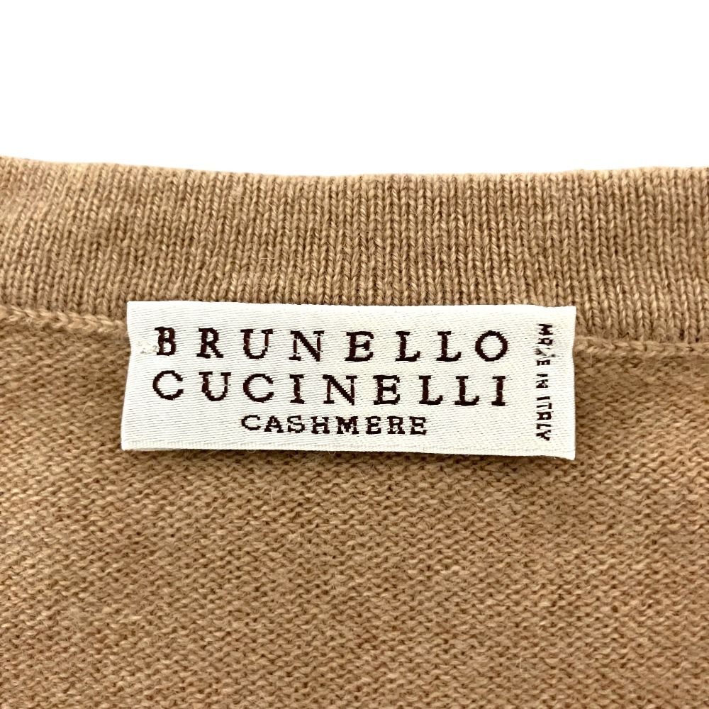 美品 BRUNELLO CUCINELLI ブルネロクチネリ カシミヤ ニット Vネック
