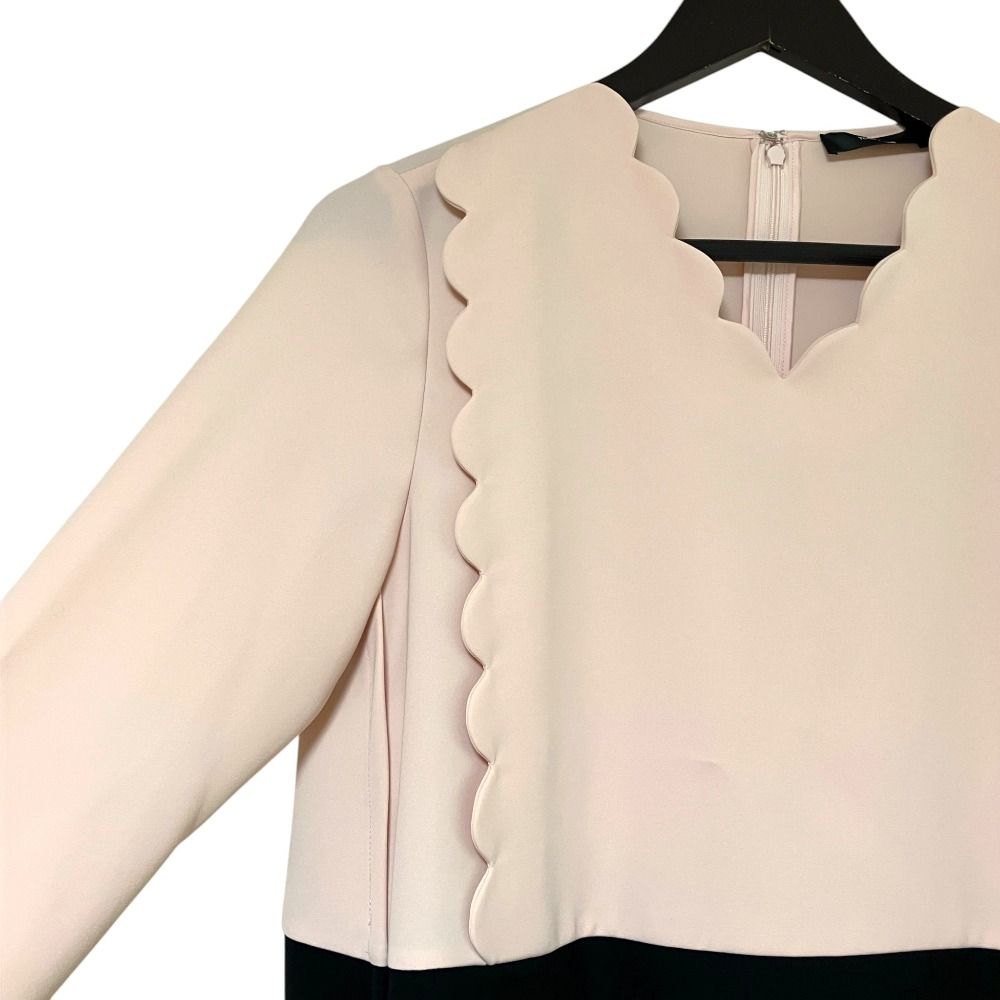美品 24AW YOKO CHAN ヨーコチャン ロング丈 スカラップデザイン バイ