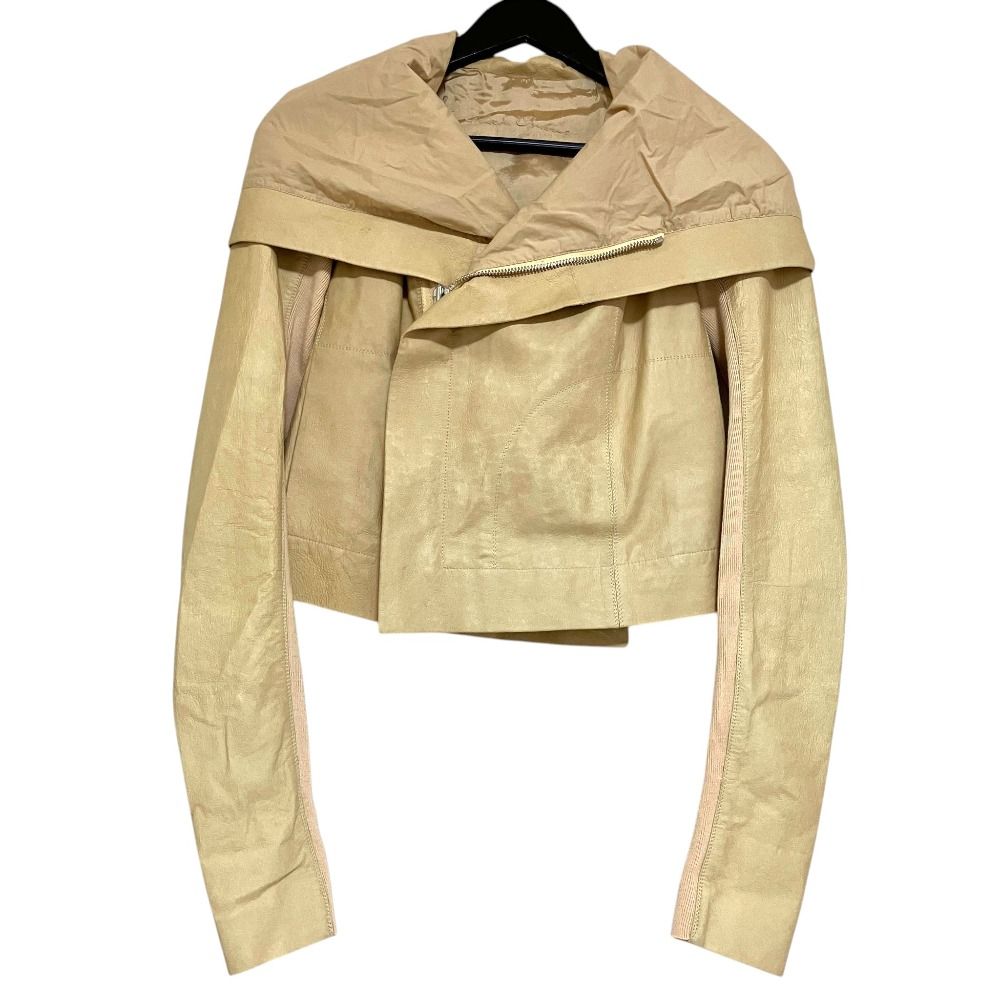 良品 Rick Owens リックオウエンス フーデッド ライダースジャケット