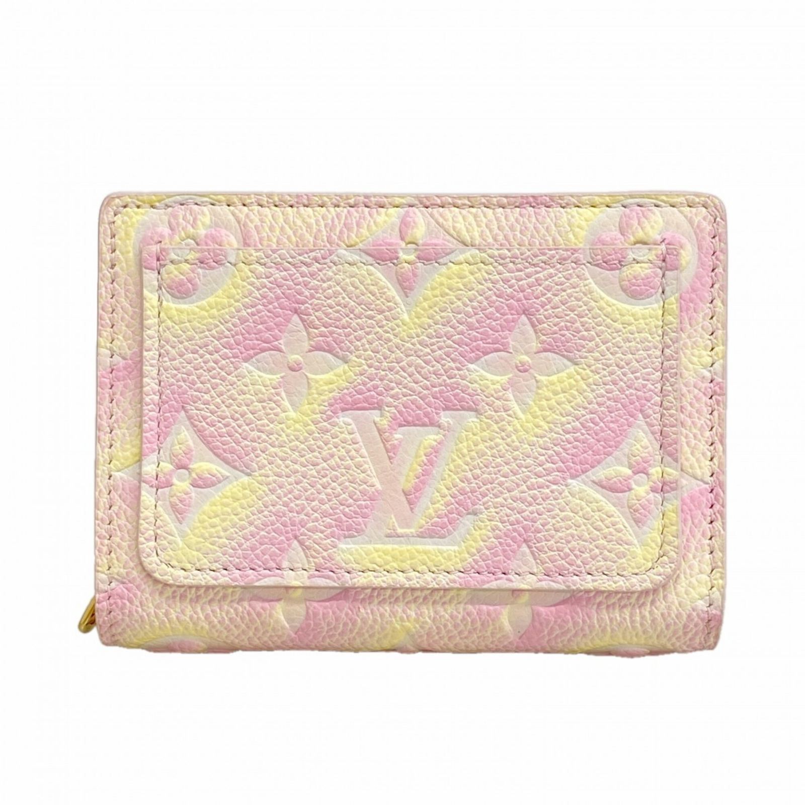 ルイ・ヴィトン(Louis Vuitton) ルイ・ヴィトン 財布 モノグラム・アンプラント サマースターダスト ポルトフォイユク M81529 ライトピンクレディース OP010773