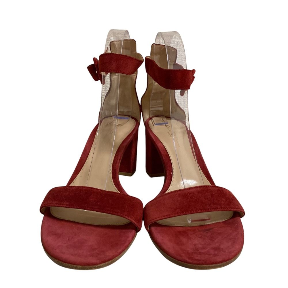 美品 GIANVITO ROSSI ジャンヴィトロッシ アンクルストラップ チャン