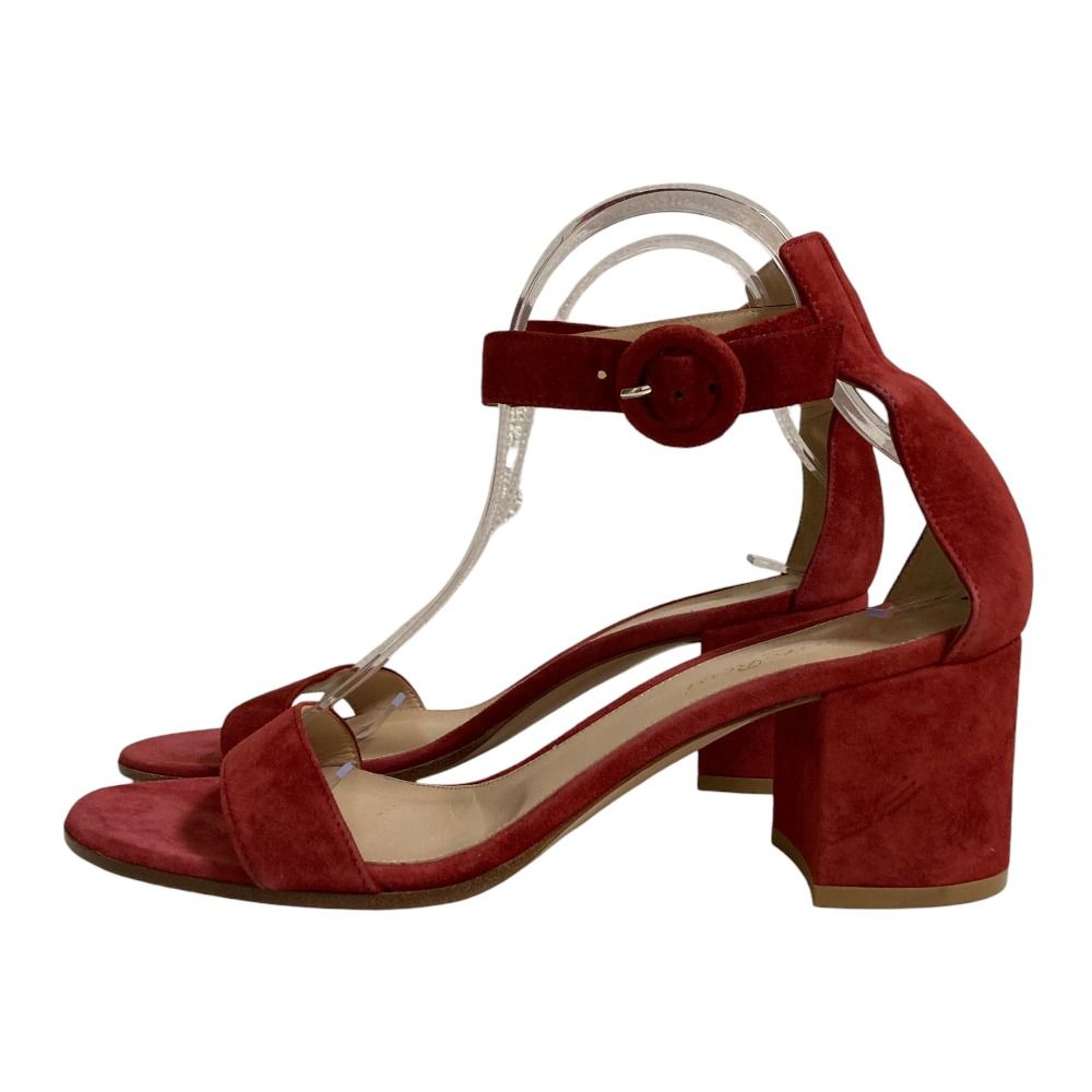 美品 GIANVITO ROSSI ジャンヴィトロッシ アンクルストラップ チャン