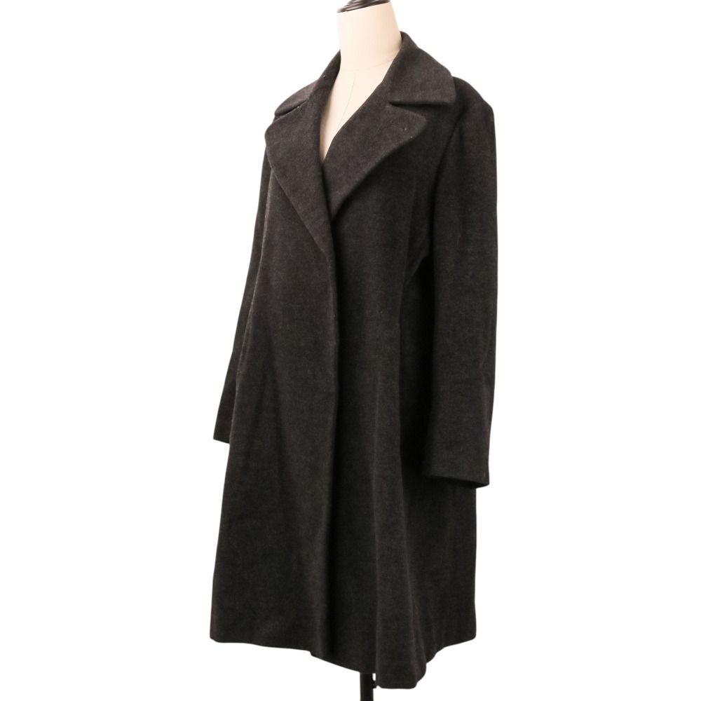 ヨウジヤマモト　プリュスノアール　ロングコート　 NR-T10-174 美品 YOHJI YAMAMOTO +NOIR ヨウジヤマモトプリュスノアール カシミヤ