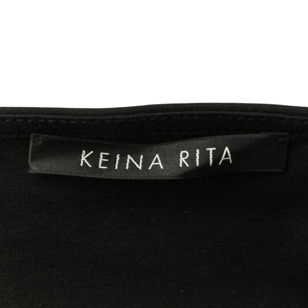 美品 KEINA RITA ケイナリタ オフショルダー 長袖 カットソー Tシャツ
