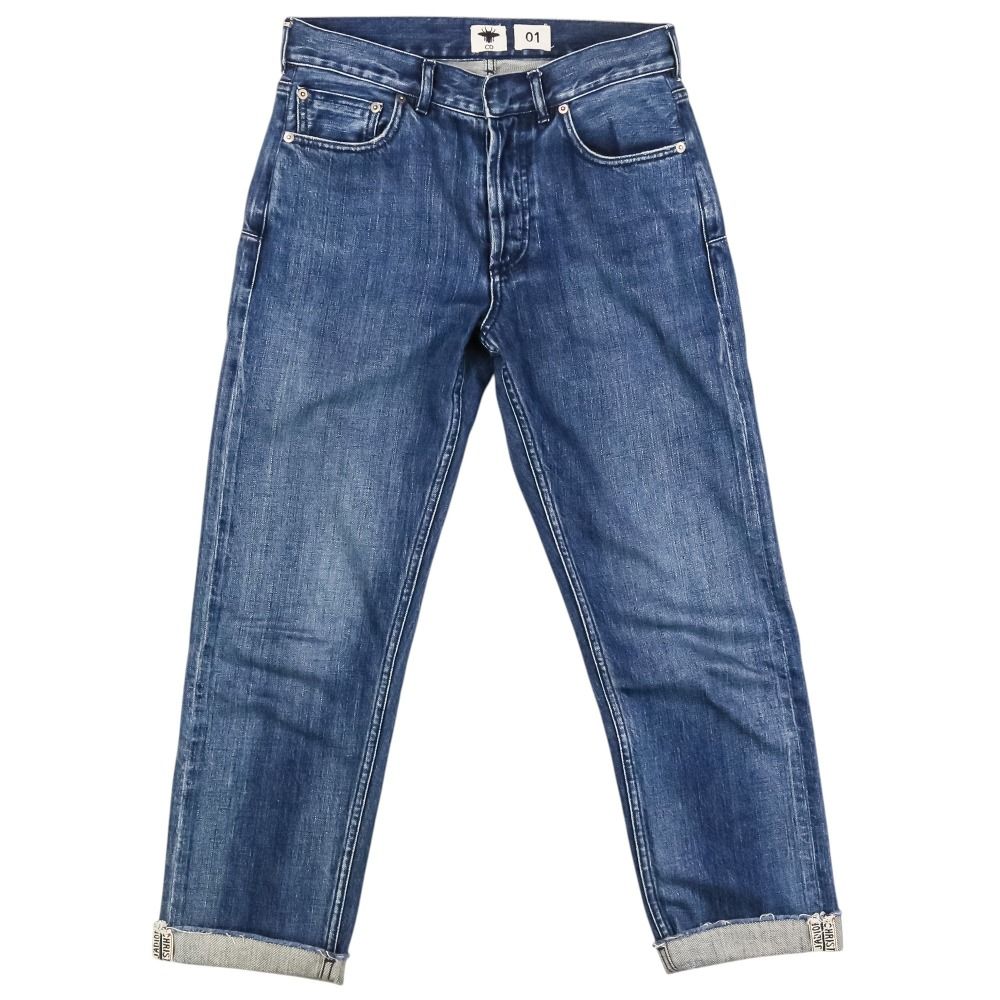 美品　クリスチャンディオール　ボーイフレンド　デニム　パンツ　ロゴ　ステッチ　白 美品 Christian Dior クリスチャンディオール J'ADIOR カットオフ