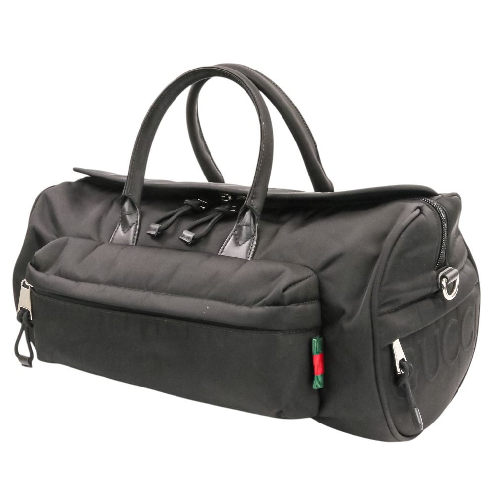 GUCCI グッチ シェリーライン ナイロン 2way ボストンバッグ 美品 GUCCI グッチ シェリーライン ナイロン 2WAY ボストンバッグ