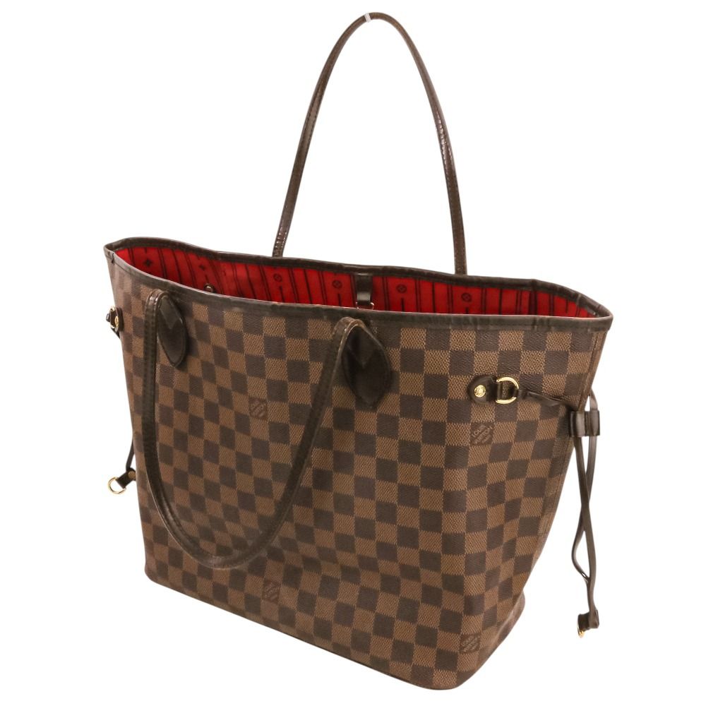 ルイヴィトン　ダミエ柄　トート　バッグ　ノベルティ　値下げ　今週だけの価格専用品 良品 Louis Vuitton ルイヴィトン ネヴァーフルMM ダミエ トートバッグ