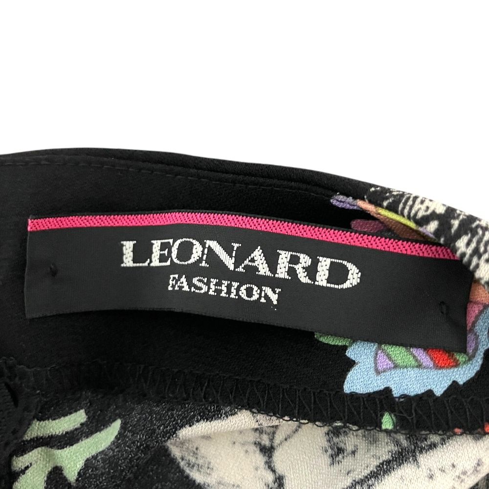 美品 LEONARD FASHION レオナールファッション カンカンストレッチ