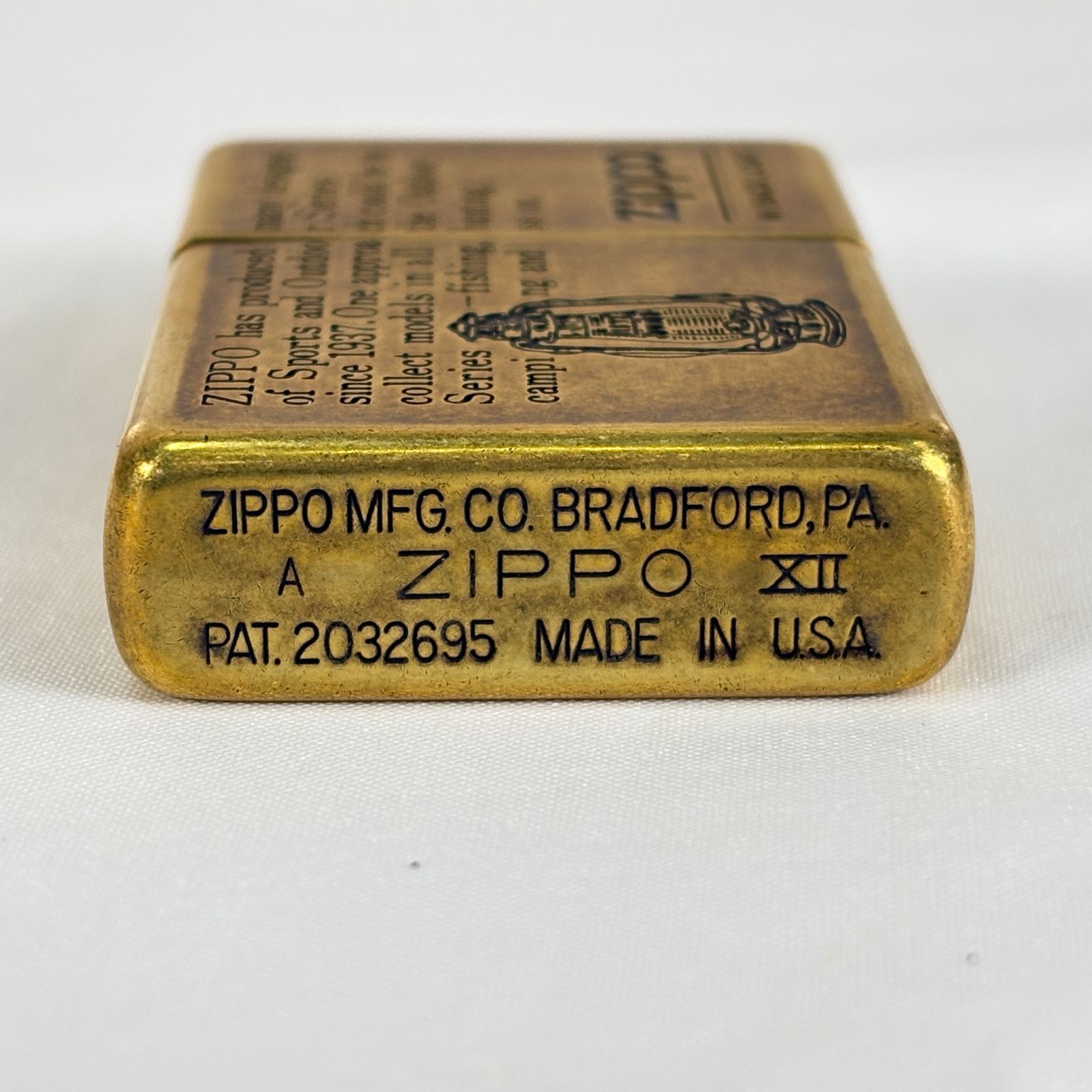 ZIPPO TIME TANK ポケットクロック ランタン柄 バックライト付 USA製