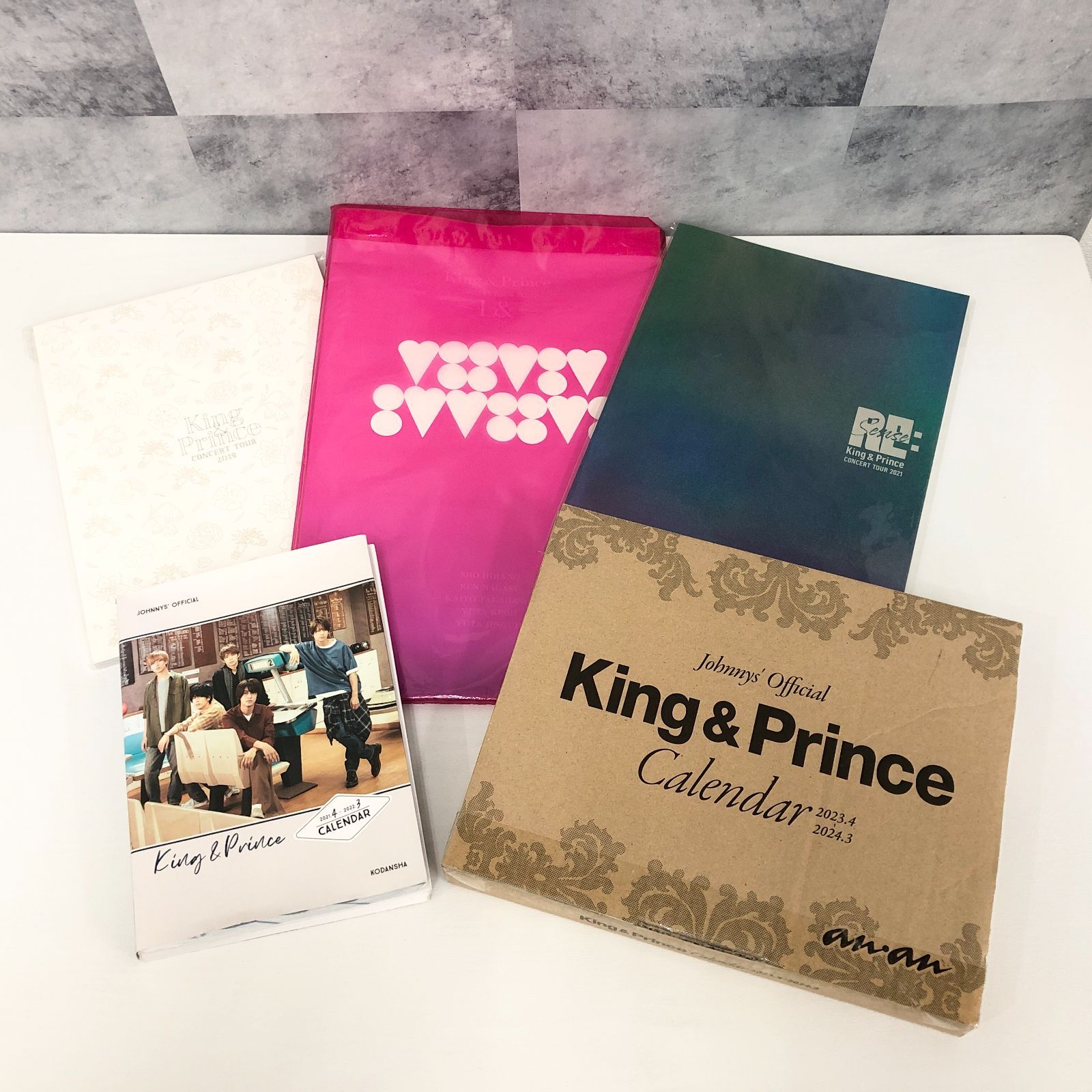 King & Prince 公式カレンダー ツアーパンフレット 5点セット キンプリ