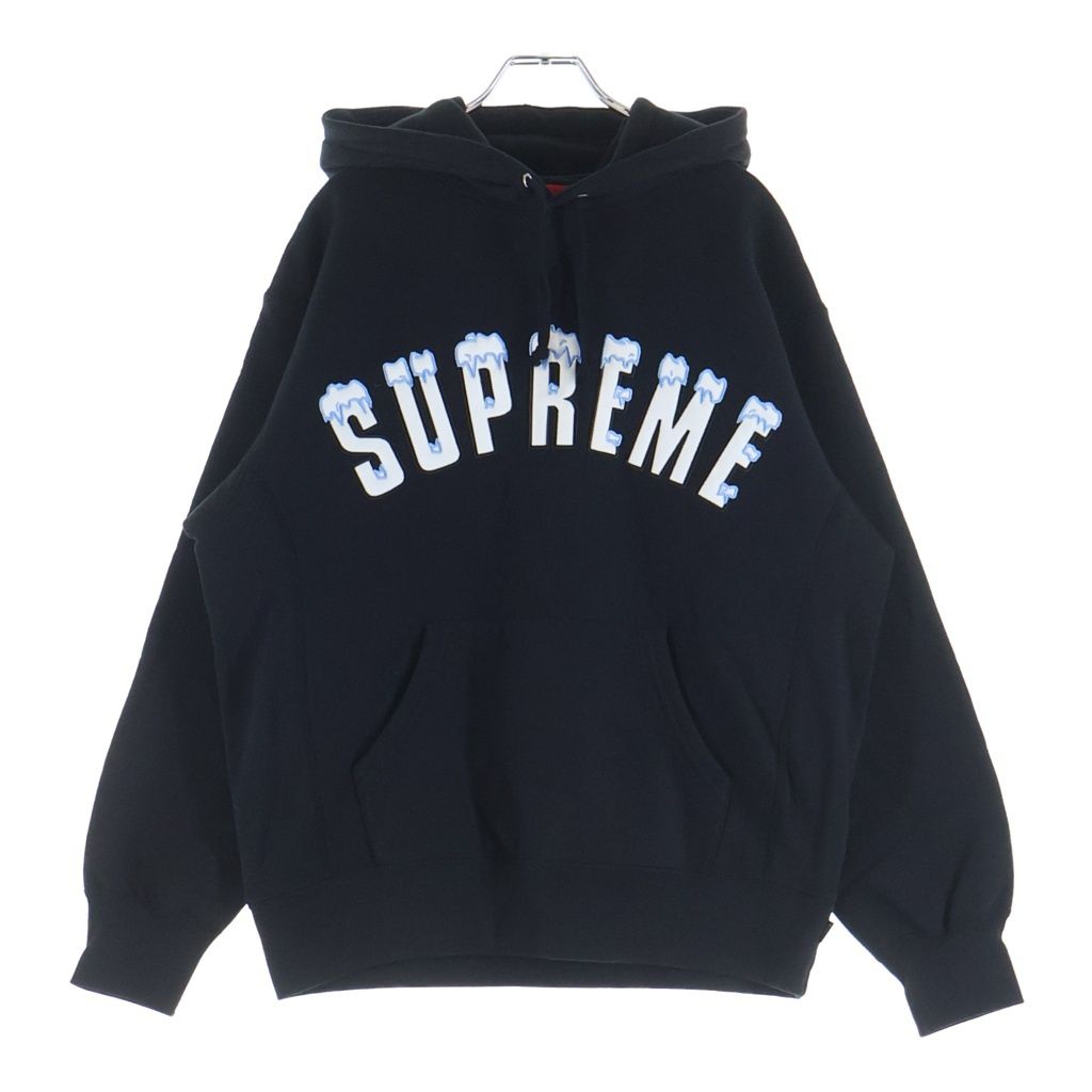SUPREME (シュプリーム) 20AW Icy Arc Hooded Sweatshirt アイシーアーチロゴ スウェットプルオーバーパーカー ブラック