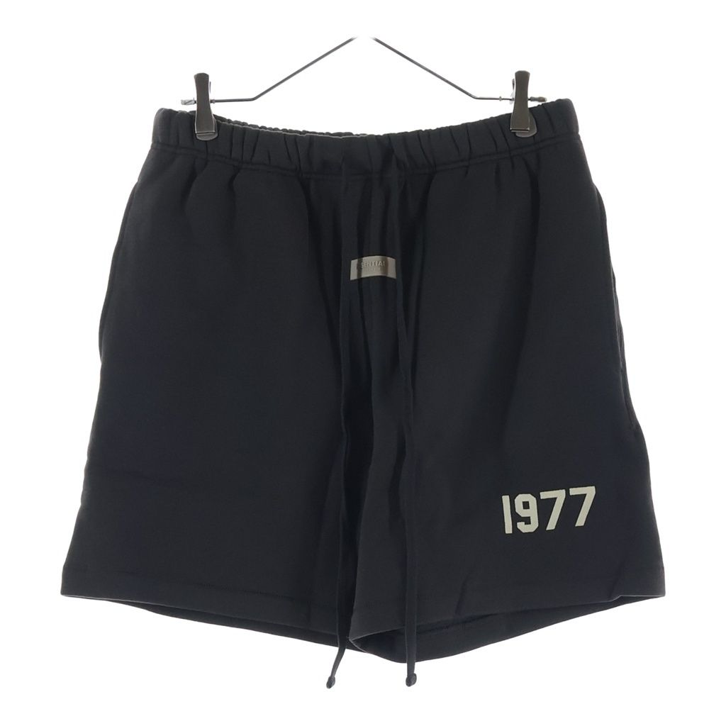 FEAR OF GOD ESSENTIALS (フィアオブゴッド エッセンシャルズ) 1977 Felt Logo Sweat Half Pants フェルトロゴスウェットハーフパンツ ショーツ ブラウン