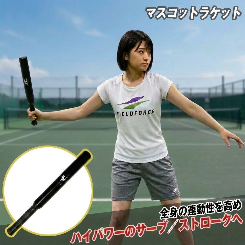 テニス マスコットラケット スイング強化 サーブ練習 ストローク練習 フォーム矯正 パワーアップ FMR-55H 硬式テニス　ソフトテニス