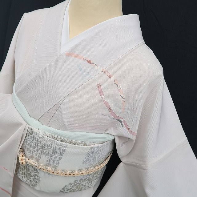 新品・夏訪問着】絽 五泉 お仕立て上がり品 夏着物 正絹 仕付け糸付