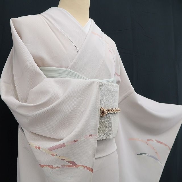 新品・夏訪問着】絽 五泉 お仕立て上がり品 夏着物 正絹 仕付け糸付