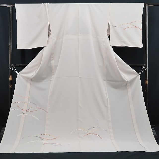 1616 新品 紗 蛍暈し 夏着物 正絹 仕付け糸付 紬 5864 新品・夏訪問着】絽 五泉 お仕立て上がり品 夏着物 正絹 仕付け糸付