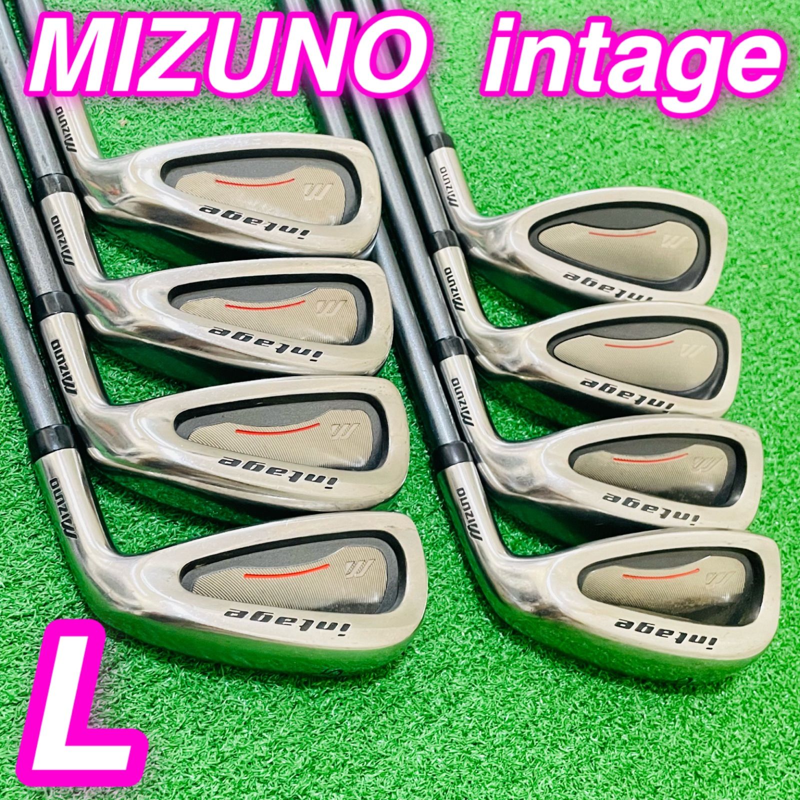 270 MIZUNO intage ミズノ レディース 女性用 右利き 8本 270 MIZUNO intage ミズノ レディース 女性用 右利き アイアン8本