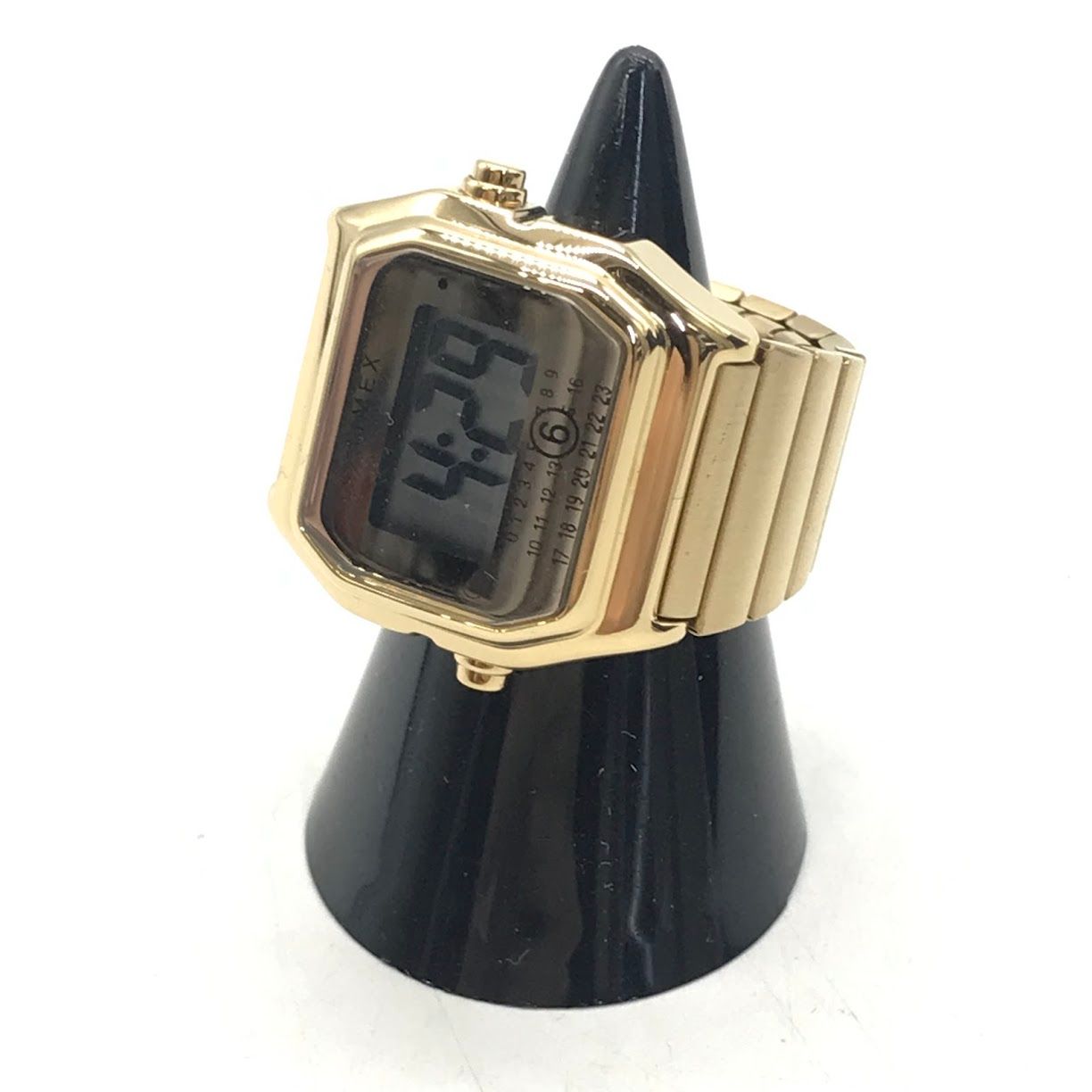 【倉吉店】 中古 TIMEX | タイメックス リング・指輪 × MM6 Maison Margiela(エムエムシックス メゾン マルジェラ) T80 Ring Watch リングウォッチ TW2Y50100 ゴールド 【131】