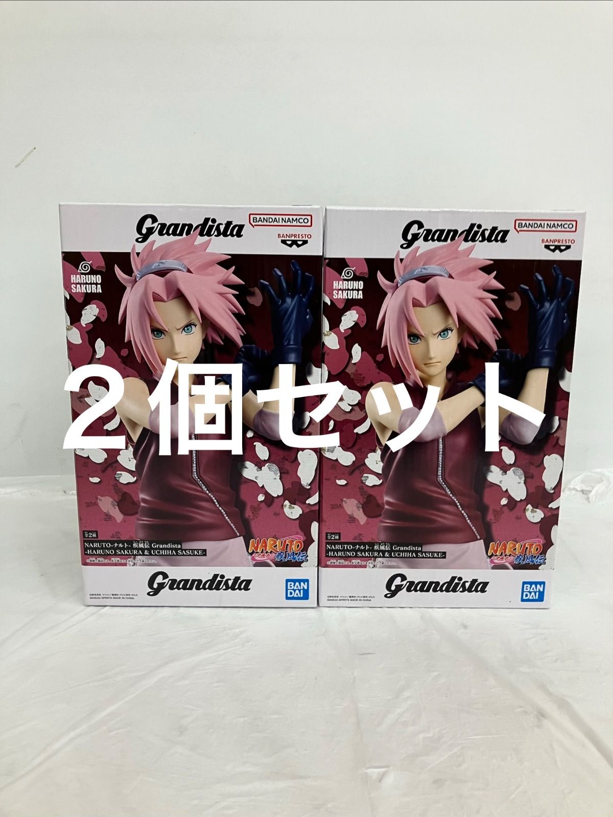 未開封 NARUTO Grandista 春野サクラ フィギュア 2個セット LF7131