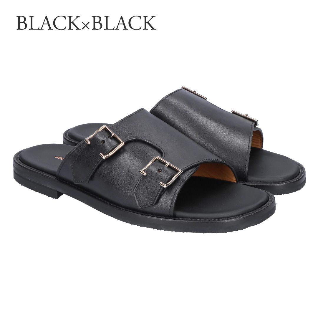 （未使用）ジョンロブ　レザーサンダル　ビーコン　７　ウィリアム　バックル ジョンロブ JOHN LOBB 紳士靴 メンズシューズ サンダル レザー