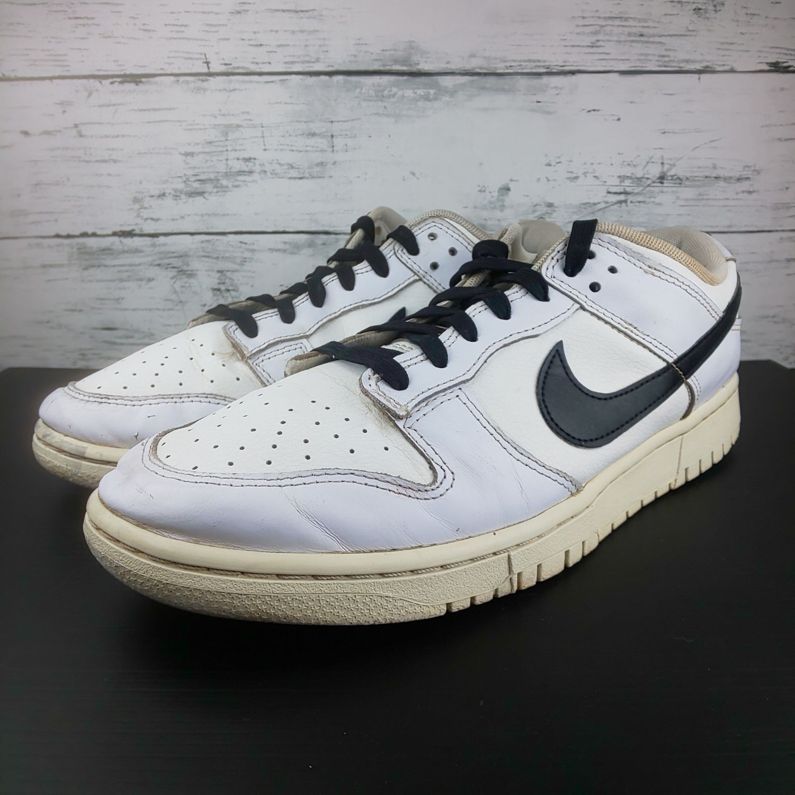 NIKE DUNK LOW RETRO ナイキ ダンク ロー レトロ ホワイト ブラック 白 