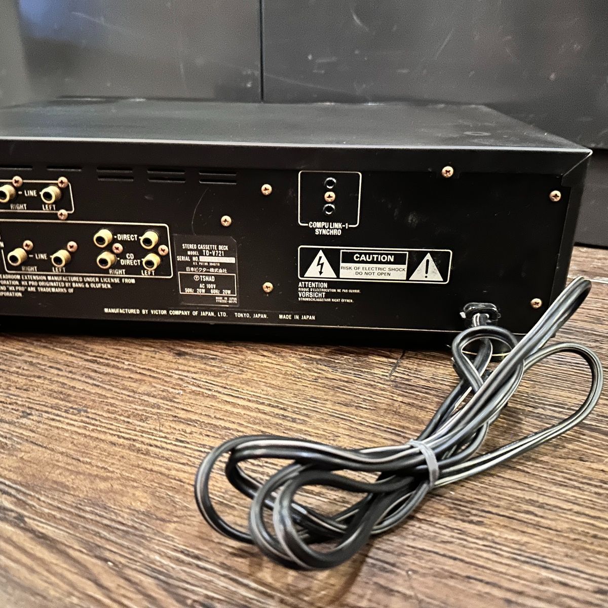 Victor TD-V721 3HEAD Stereo Cassette Deck Dolby B/C NR HX PRO CD
