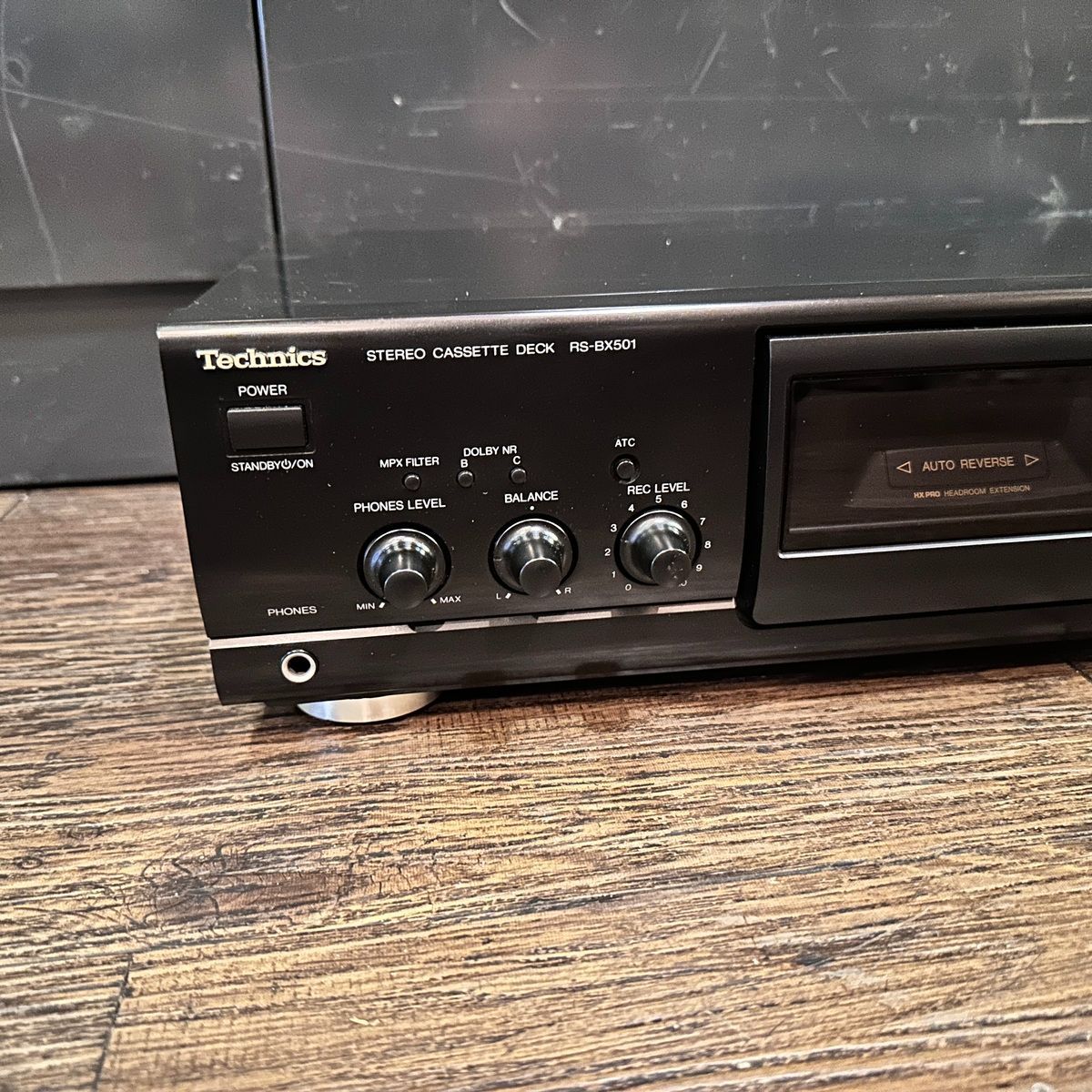 Technics RS-BX501-K Stereo Cassette Deck Auto Reverse Dolby B/C HX
