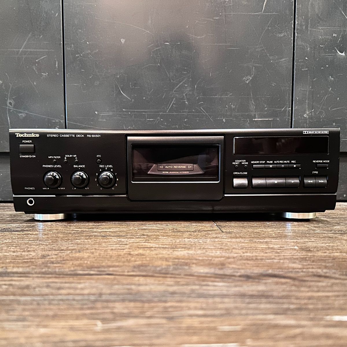 Technics RS-BX501-K Stereo Cassette Deck Auto Reverse Dolby B/C HX PRO カセットデッキ テクニクス 分解点検済み 動作品