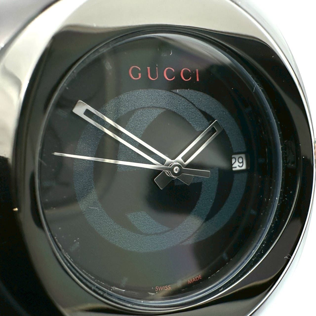 電池交換済 GUCCI グッチ シンク デイト 137.1 YA137107A シェリー