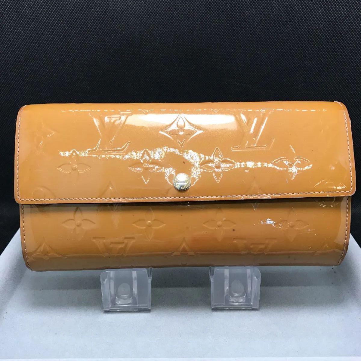 Louis Vuitton ルイヴィトン 長財布 ポルトフォイユサラ ヴェルニ