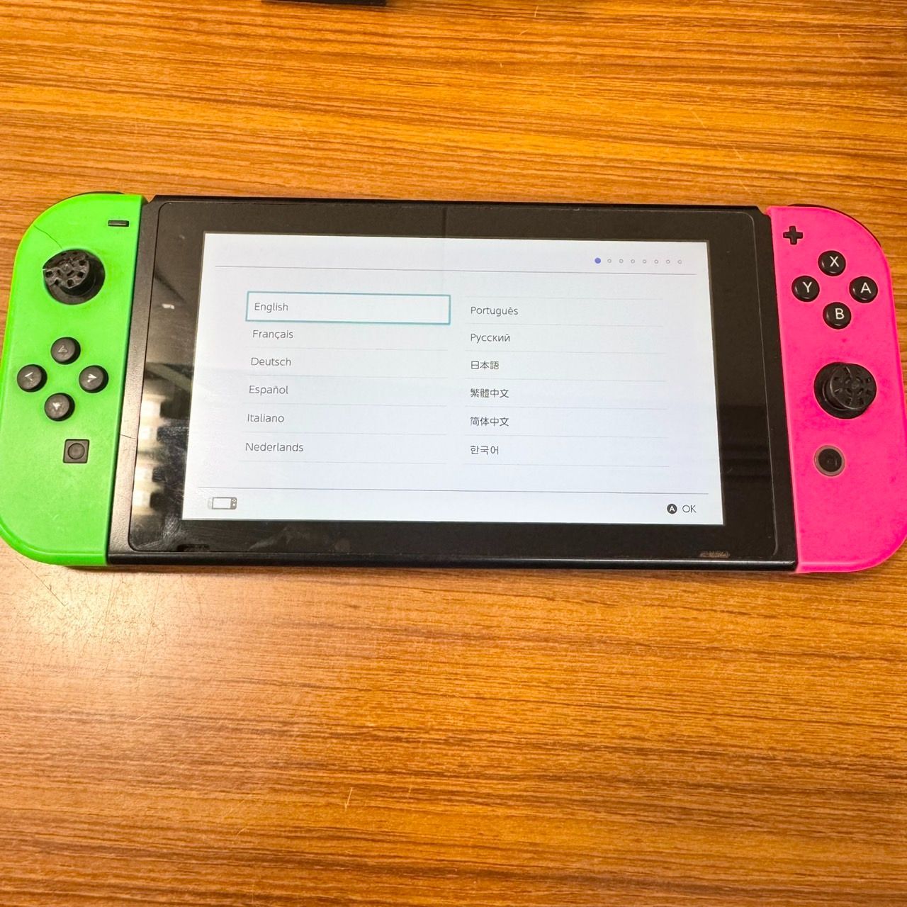 通電のみ確認済み・初期化済み・ジャンク】Nintendo Switch