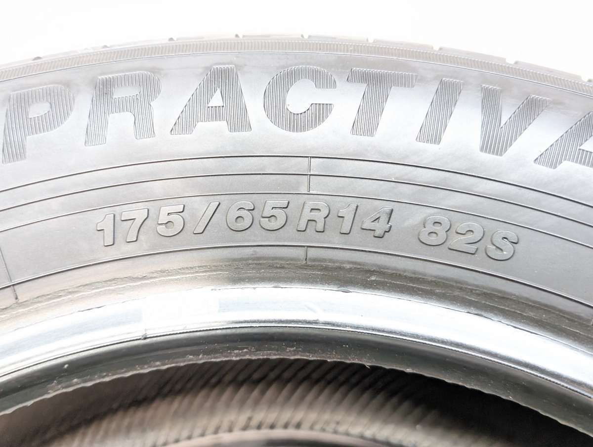 175/65R14 イエローハット PRACTIVA 中古タイヤ サマータイヤ 4本 