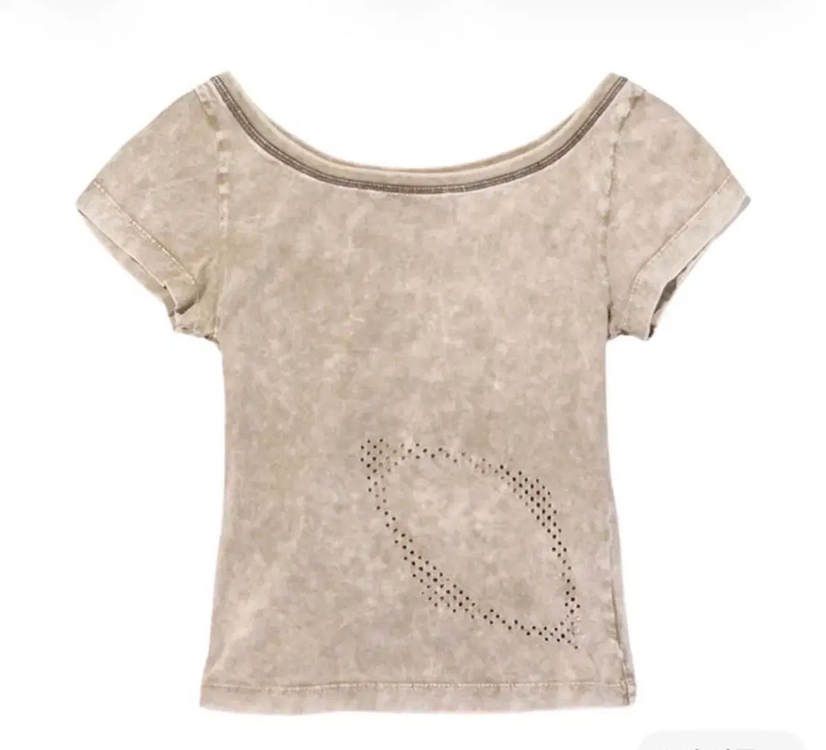 (m)ミスチーフ ブリーチド ワイドネック Tシャツ オフショルダー 10,016円