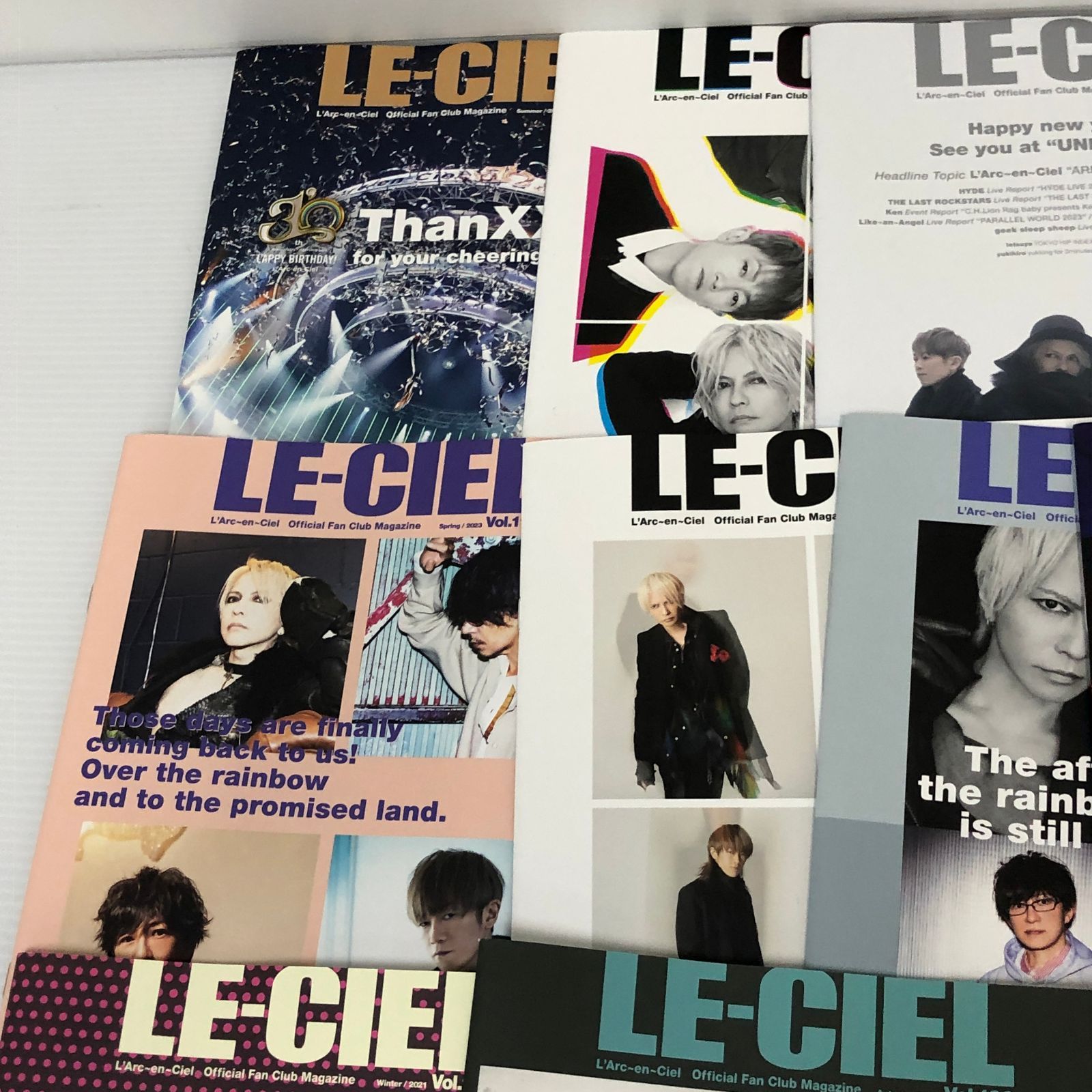 L'Arc〜en〜Ciel ファンクラブマガジン △100 L'Arc～en～Ciel ラルク オフィシャルファンクラブマガジン
