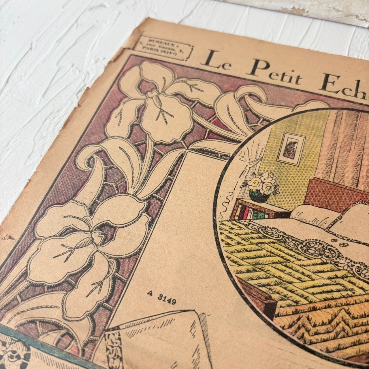 フランス アンティーク Le Petit Echo de la Mode 手芸雑誌 刺繍図案