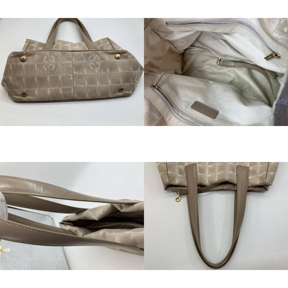 CHANEL シャネル ニュートラベルライン トートバッグ ハンドバッグ 