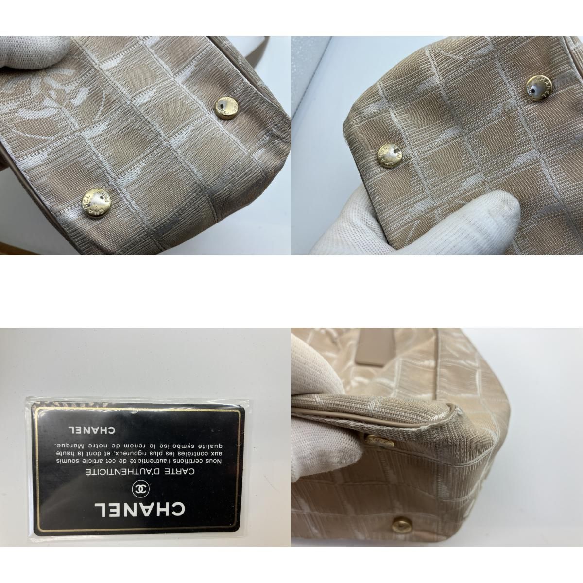 CHANEL シャネル ニュートラベルライン トートバッグ ハンドバッグ