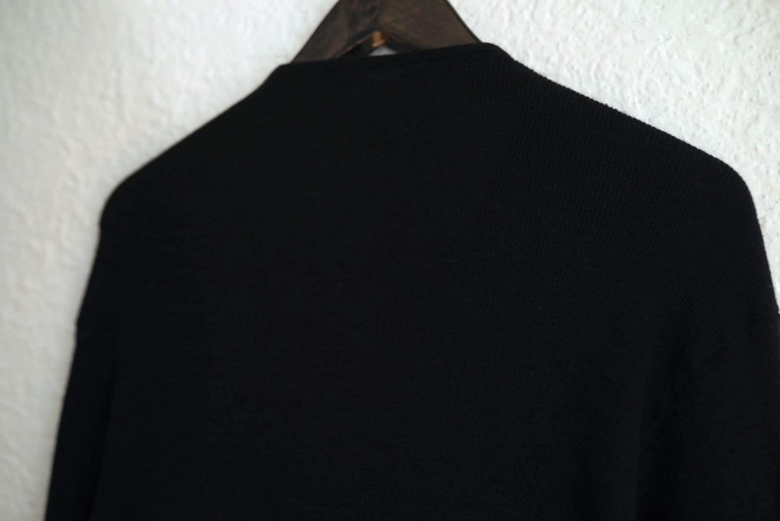 Mens Knit Slant ウールニットカーディガンセーター / Paul Harnden