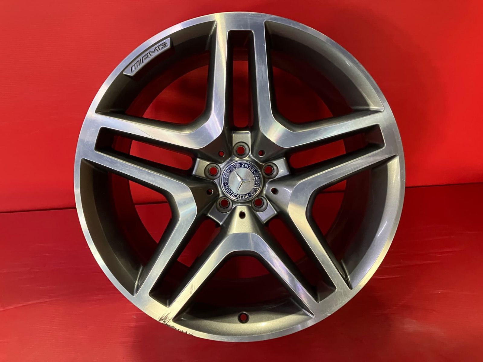 ベンツ純正ホイール GLS X166 AMG純正 21×10J 112 ET46 中古ホイール[21x10.0+46 112/5H ベンツ X166 GL GLS AMG 純正] 4本SET
