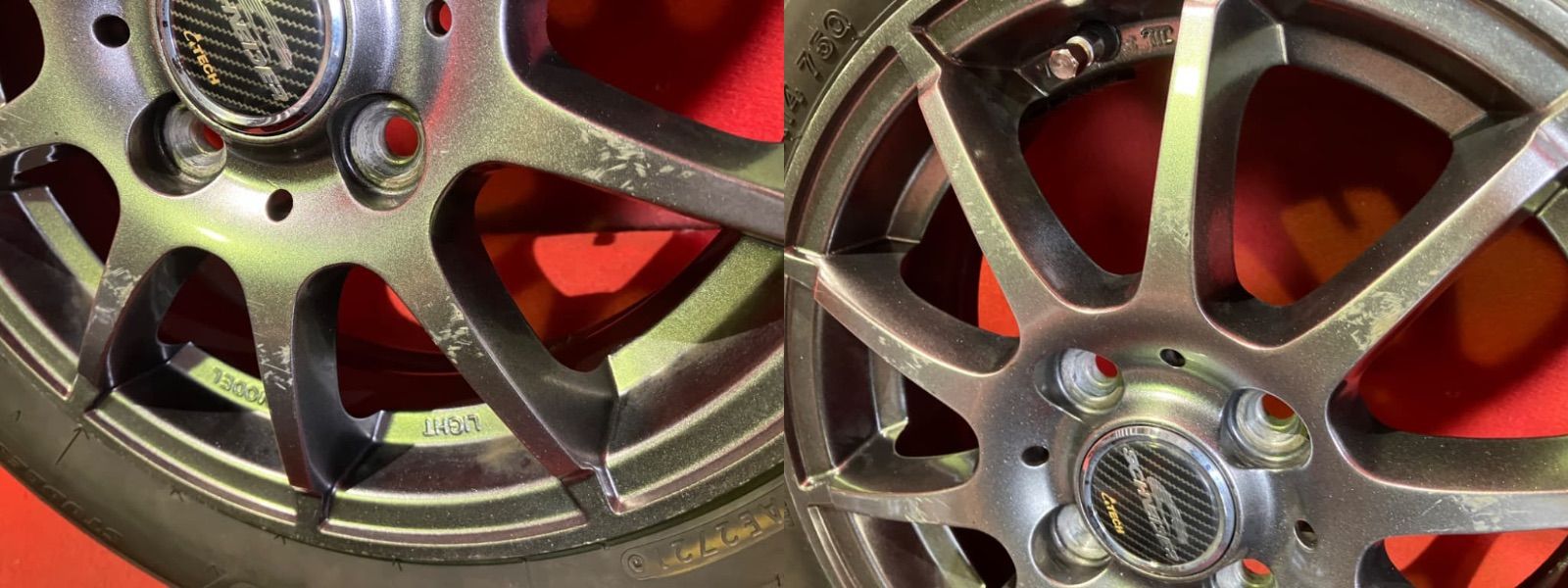 中古スタッドレスタイヤホイールセット【155/65R14 BRIDGESTONE VRX3