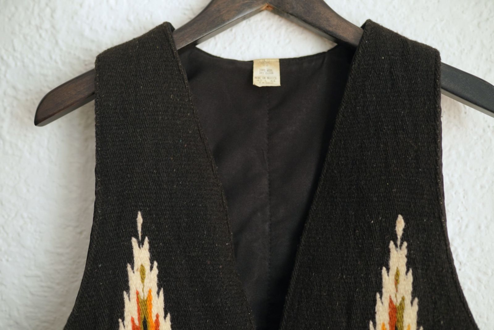 ORTEGA'S オルテガ 手織ウールベスト ジレ メキシコ製 / Vintage