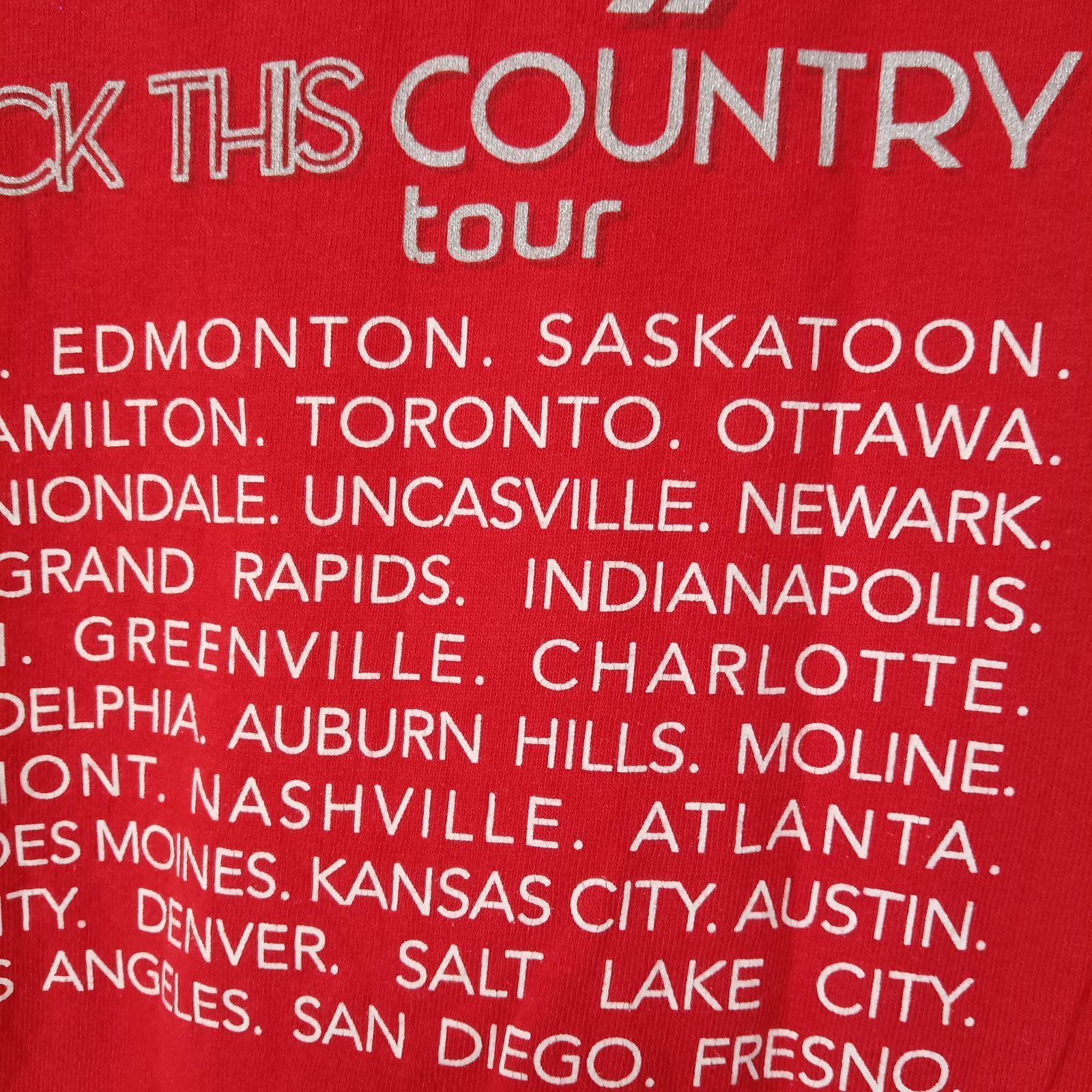 シャナイア・トゥエイン SHANIA TWAIN ROCK THIS COUNTRY TOUR ツアーT
