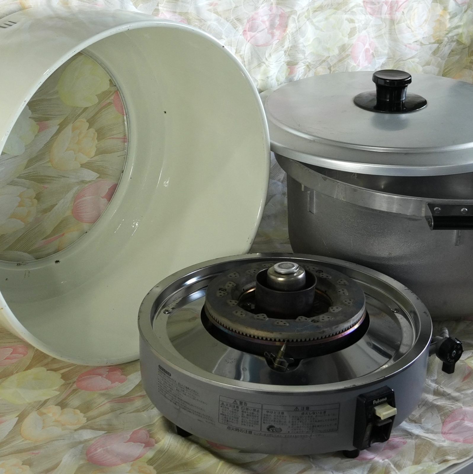 IM] パロマ 業務用 ガス炊飯器 PR-10DSS-1 LPガス 10L 5.5升 重さ約