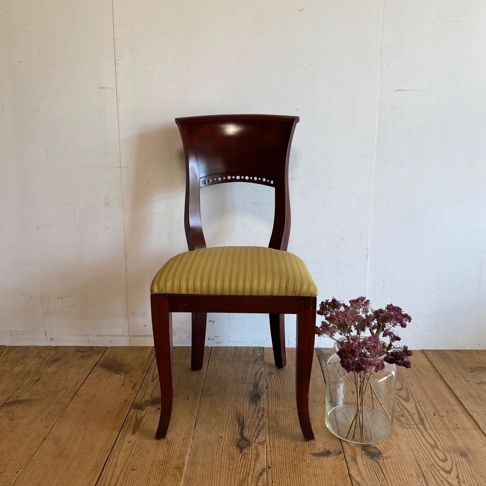アンティーク 木製チェア ダイニングチェア 椅子 古家具 X100 - メルカリ
