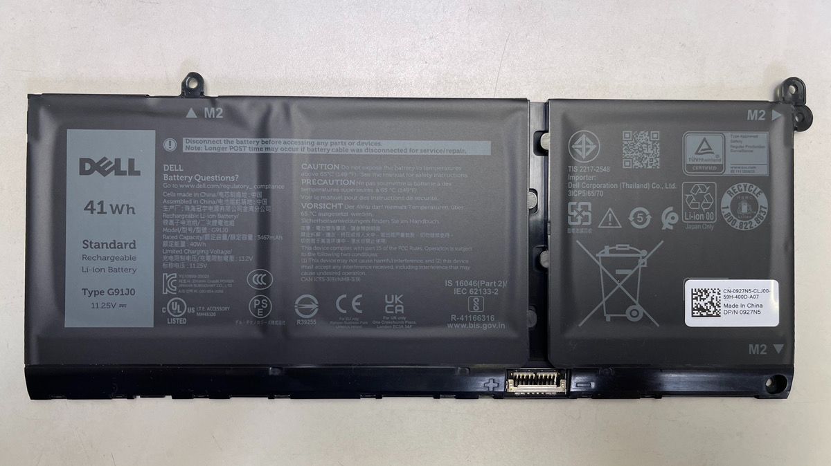 新品 DELL Vostro 13 5310 5320 Series用 内蔵バッテリーG91J0 MGCM5 