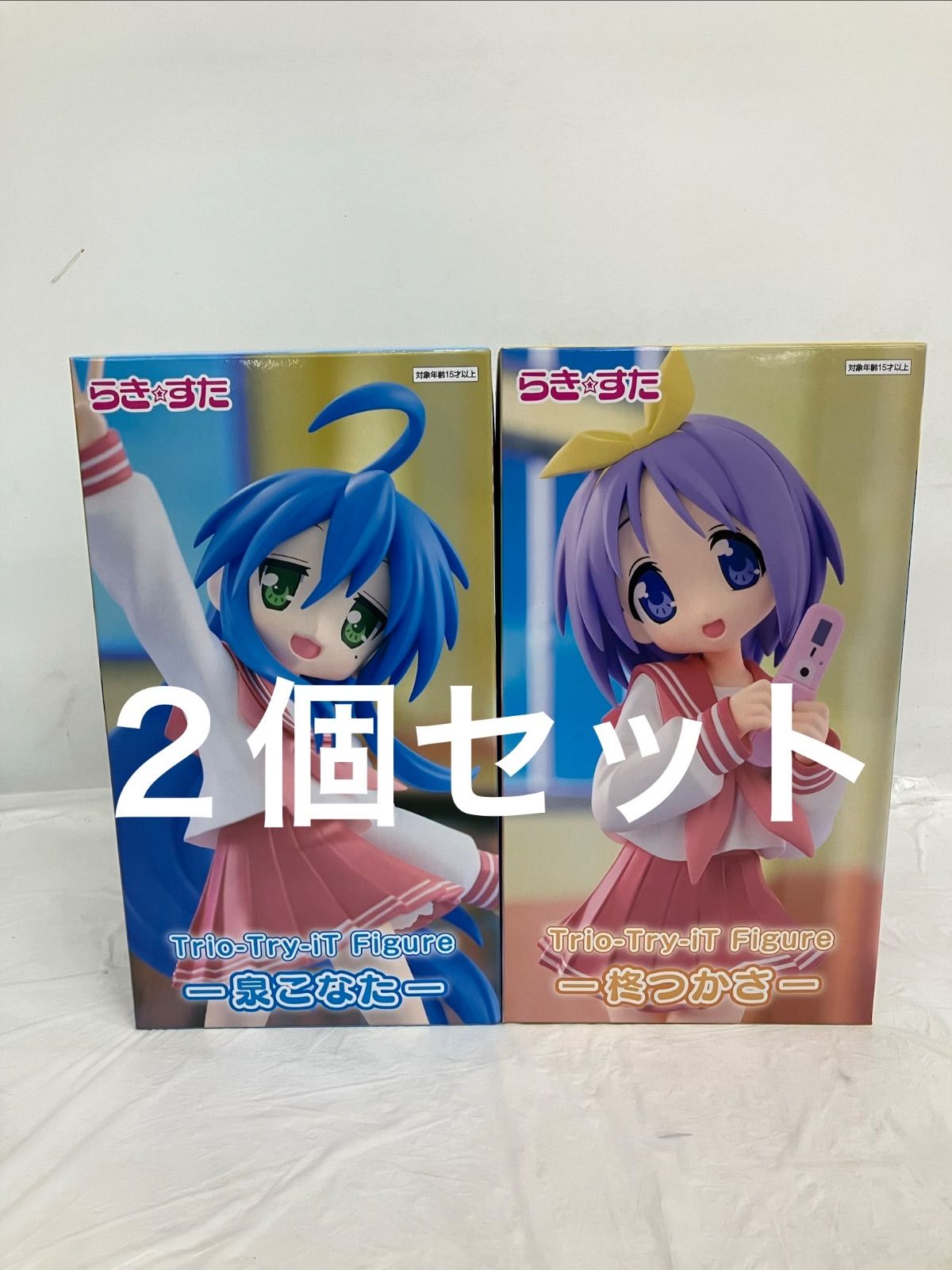 未開封 らきすた Trio Try iT 泉こなた 柊つかさ フィギュア 2種セット