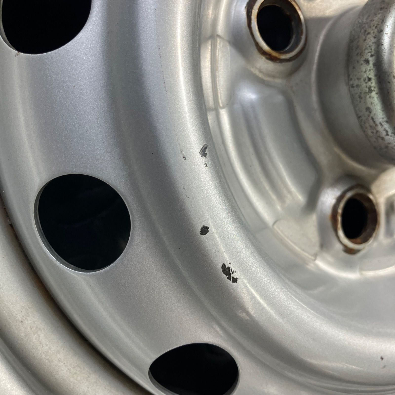 三菱・ミニキャブ純正ホイール 三菱純正スチールホイール 12×3.5J+45 PCD100/4H ミニキャブ U61